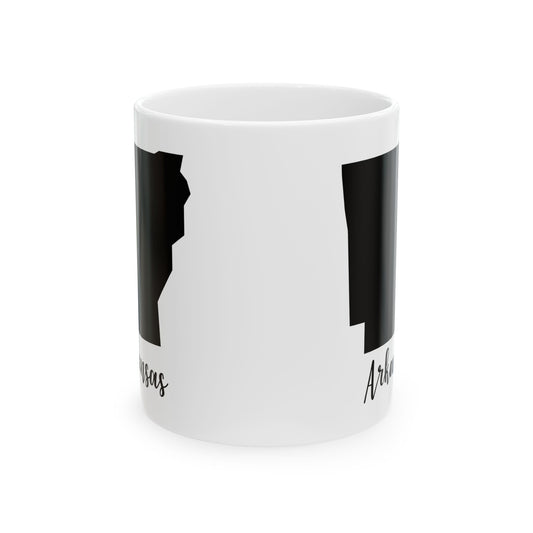 Arkansas State Silhouette Ceramic Mug – 11oz Item #798961