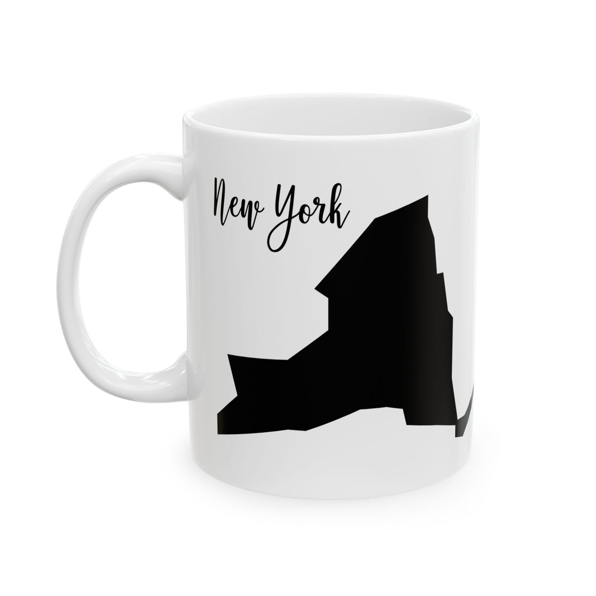 New York State Silhouette Ceramic Mug – 11oz Item #925804