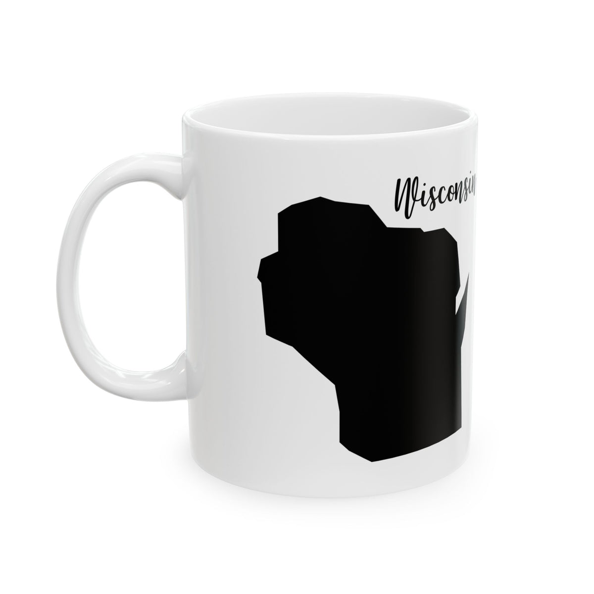 Wisconsin State Silhouette Ceramic Mug – 11oz Item #621224