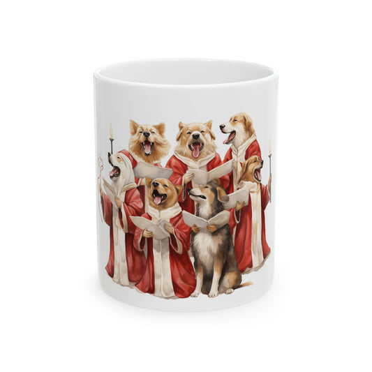 Christmas Choir Dogs Ceramic Mug 11oz Item #263123