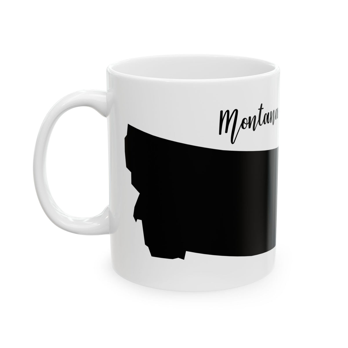 Montana State Silhouette Ceramic Mug – 11oz Item #369116