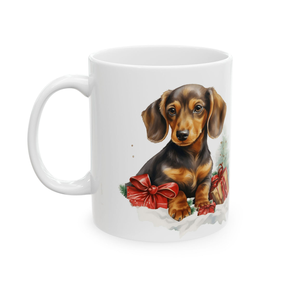 Christmas Puppy Mug with Gifts 11oz Item #898914