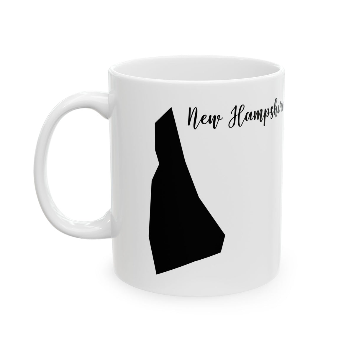 New Hampshire State Silhouette Ceramic Mug – 11oz Item #48426
