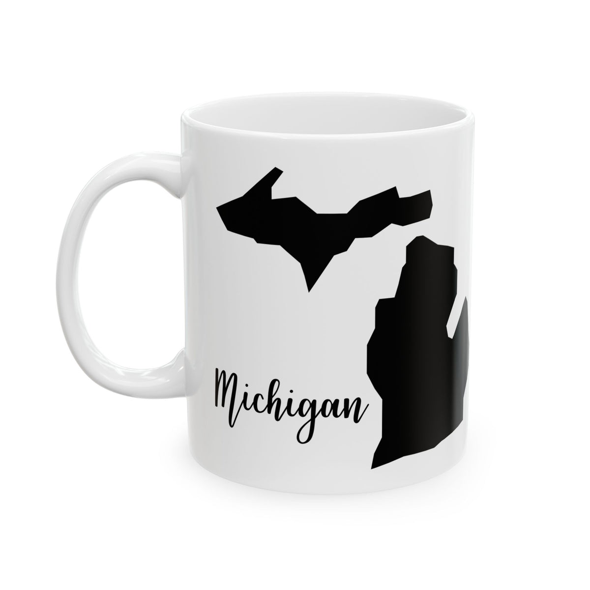 Michigan State Silhouette Ceramic Mug – 11oz Item #45149