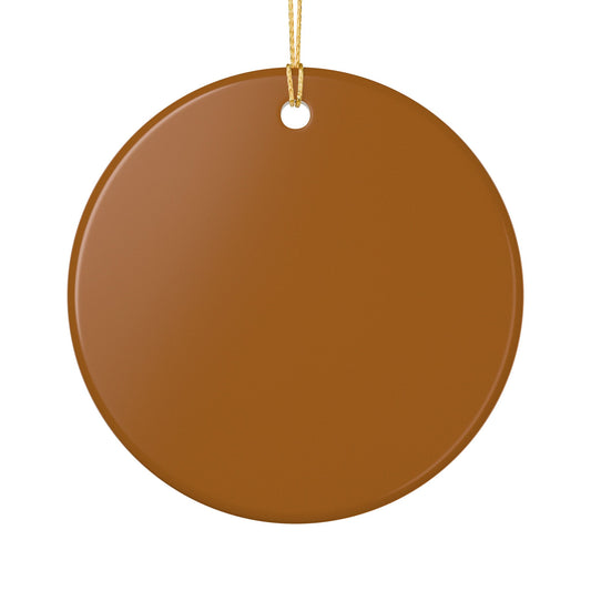 Ceramic Christmas Ornament – Gingerbread Winter Wonderland Holiday Tree Decoration Item #935058