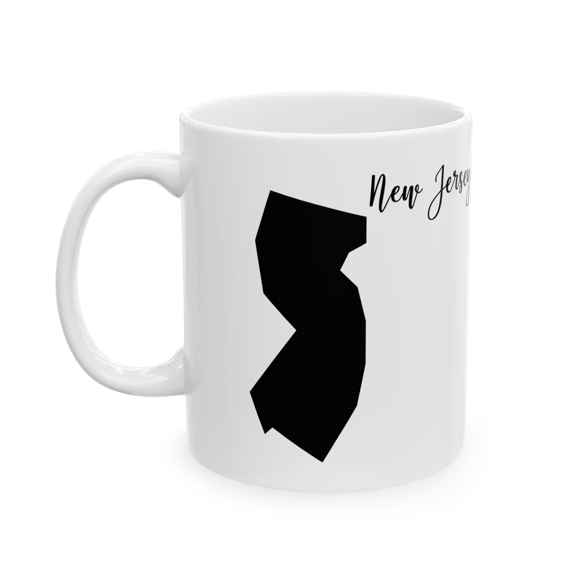 New Jersey State Silhouette Ceramic Mug – 11oz Item #149904