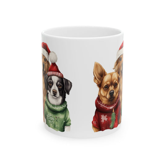 Christmas Dogs Ceramic Mug 11oz Item #832037