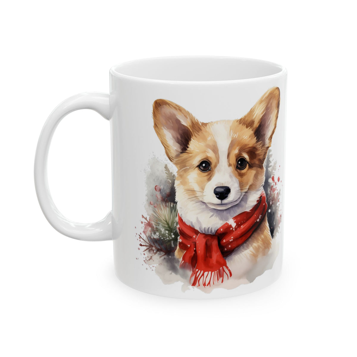 Christmas Corgi Ceramic Mug 11oz Item #95794