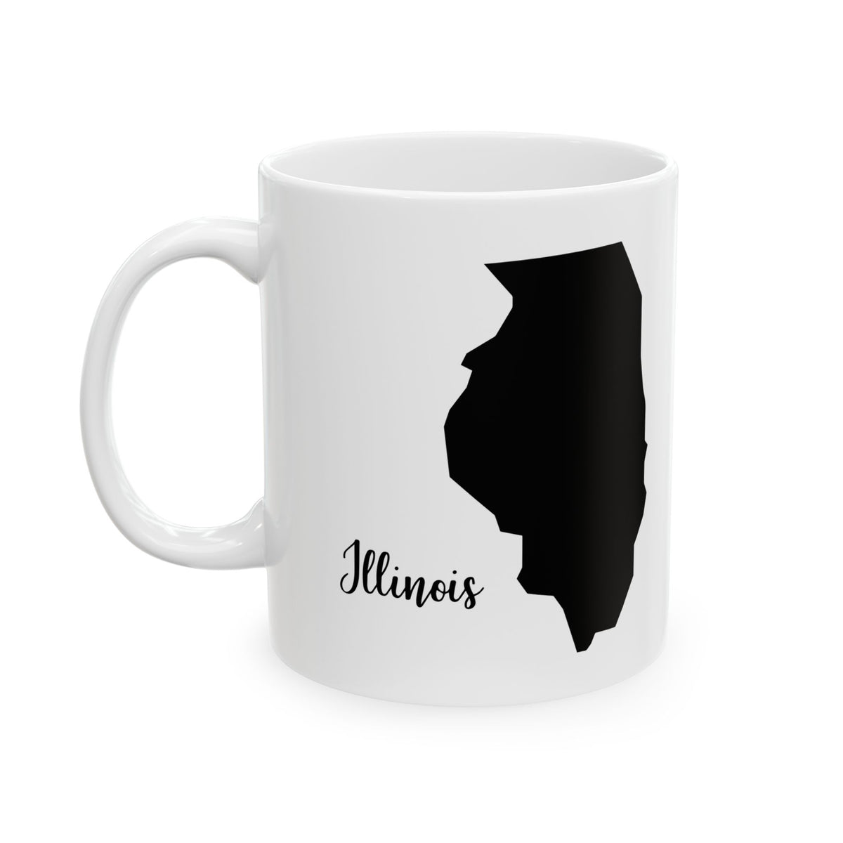 Illinois State Silhouette Ceramic Mug – 11oz Item #549483