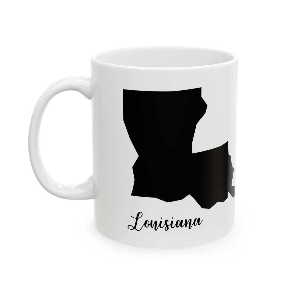 Louisana State Silhouette Ceramic Mug – 11oz Item #64354