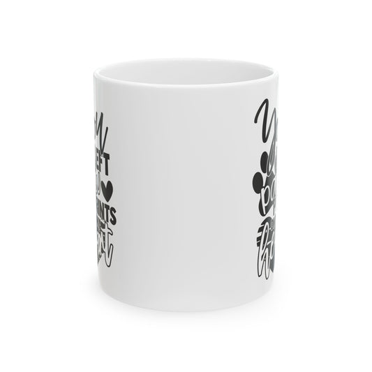 You Left Paw Prints On My Heart Ceramic Mug — Pet Coffee Cup 11oz Item #756765