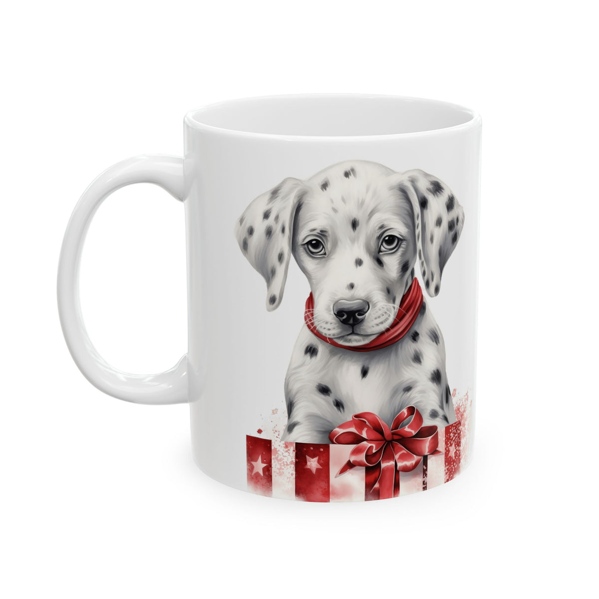 Dalmatian Dog Christmas Ceramic Mug 11oz Item #637449