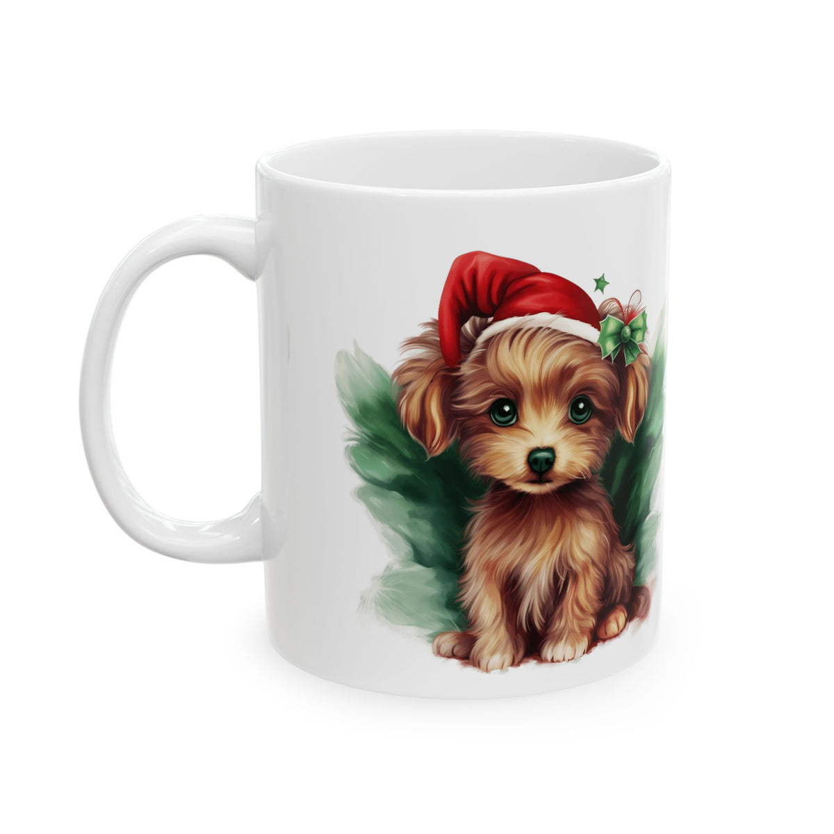 Festive Christmas Dog Ceramic Mug 11oz Item #668206