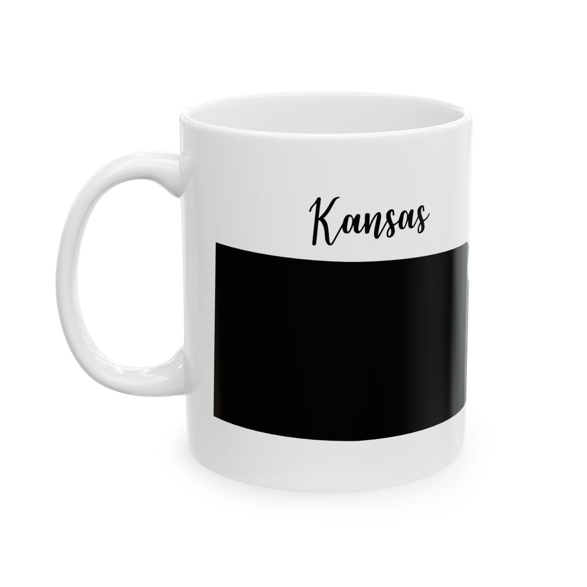 Kansas State Silhouette Ceramic Mug – 11oz Item #288226