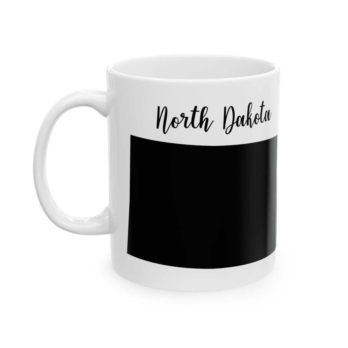 North Dakota State Silhouette Ceramic Mug – 11oz Item #989356