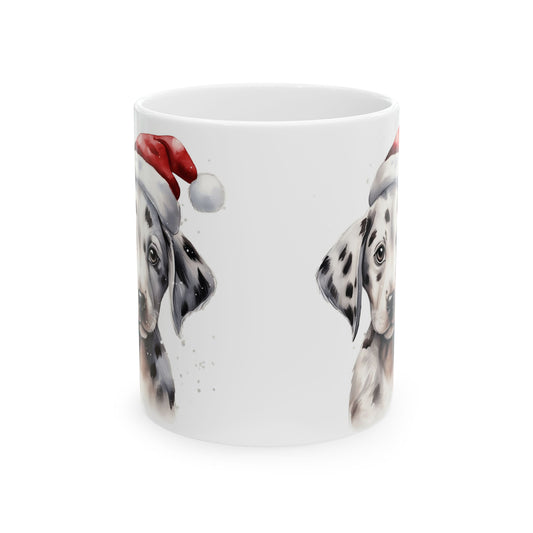 Christmas Dalmatian Puppy Ceramic Mug 11oz Item #222134