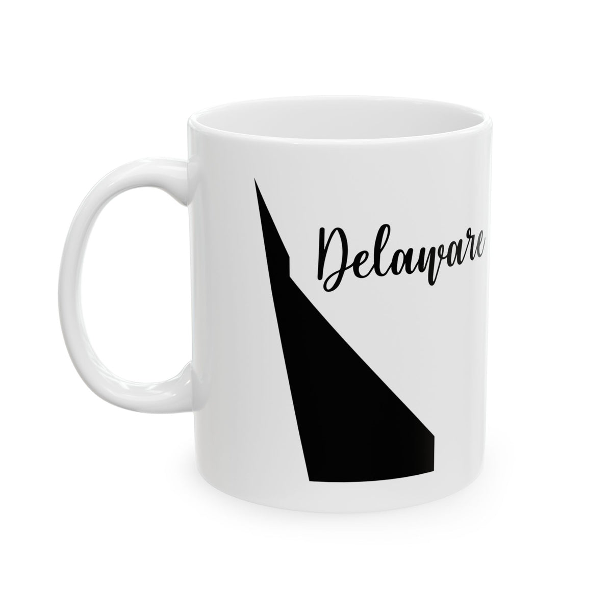 Delaware State Silhouette Ceramic Mug – 11oz Item #90606