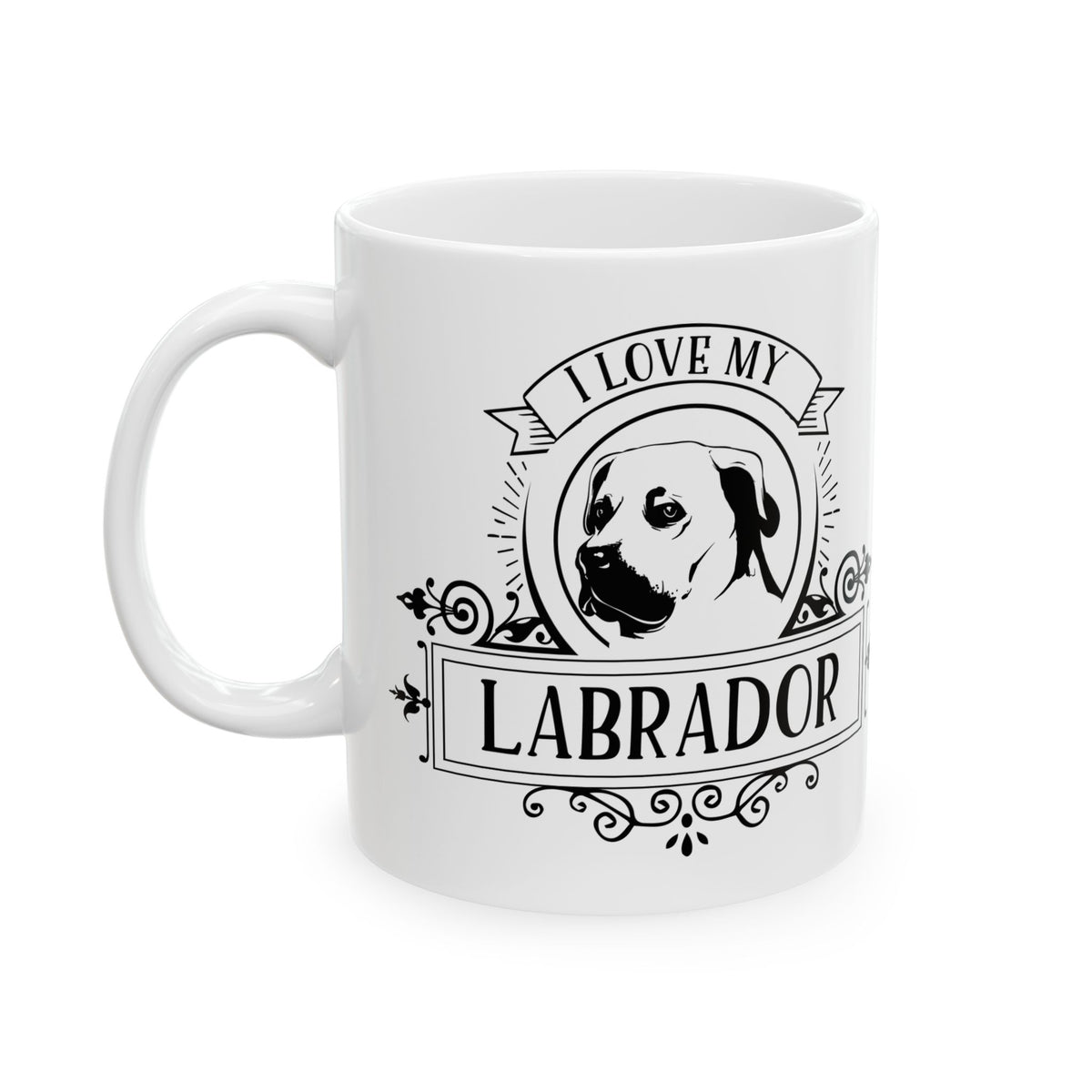 I Love My Labrador Ceramic Mug — Pet Coffee Cup 11oz Item #249369