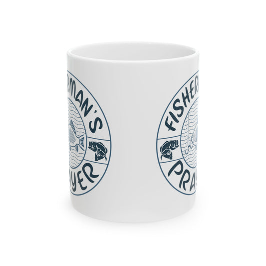 Fisherman's Prayer Ceramic Mug — Fishing Coffee Cup 11oz Item #99613