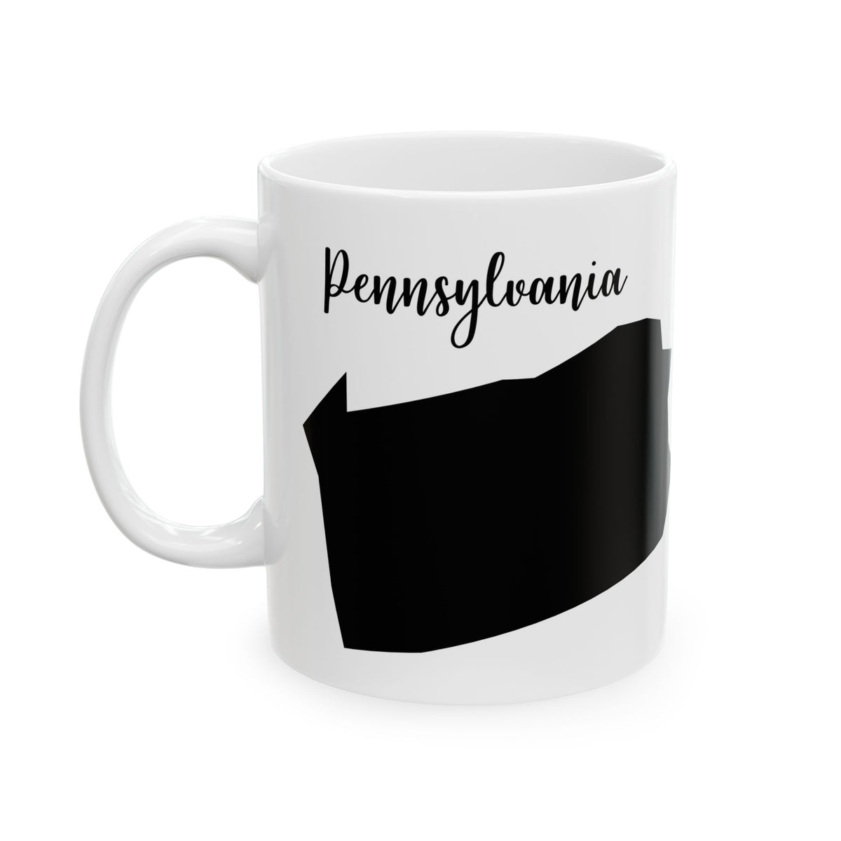 Pennsylvania State Silhouette Ceramic Mug – 11oz Item #753224