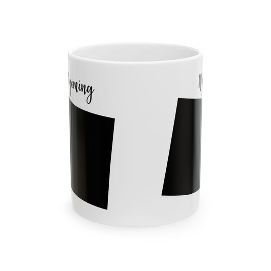 Wyoming State Silhouette Ceramic Mug – 11oz Item #765043