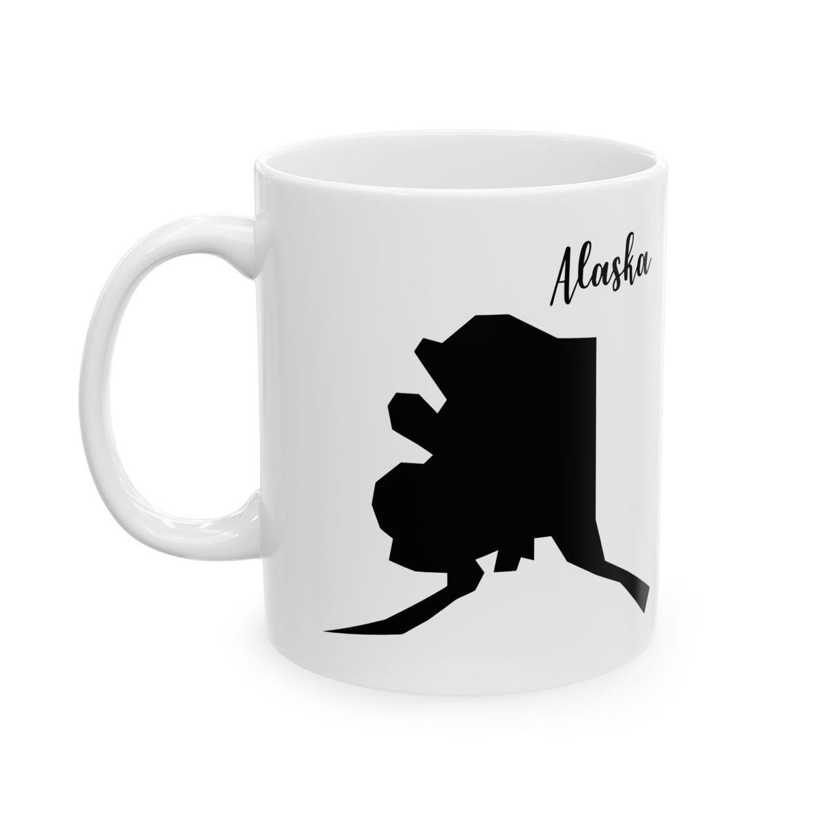 Alaska State Silhouette Ceramic Mug – 11oz Item #770976
