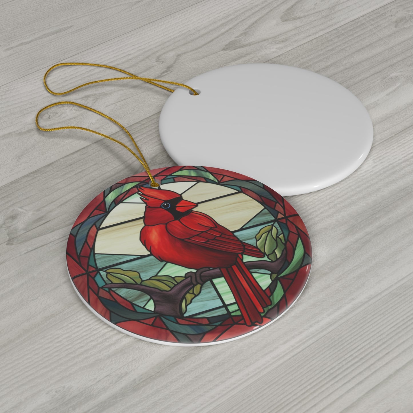 Christmas Cardinal Ceramic Ornament      Item #2001585