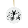 Rudolph Reindeer Ceramic Ornament     Item #737757 - Buckshot's Bargain Barn