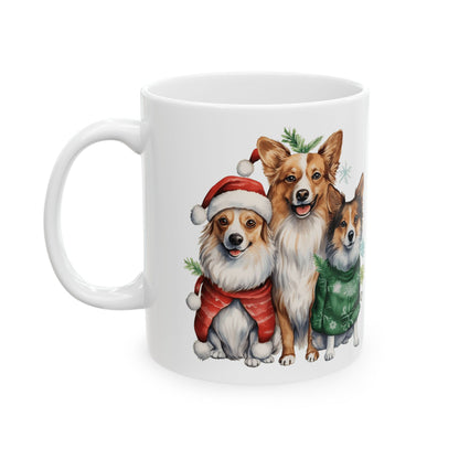 Christmas Dog Ceramic Mug  11oz   Item #342705