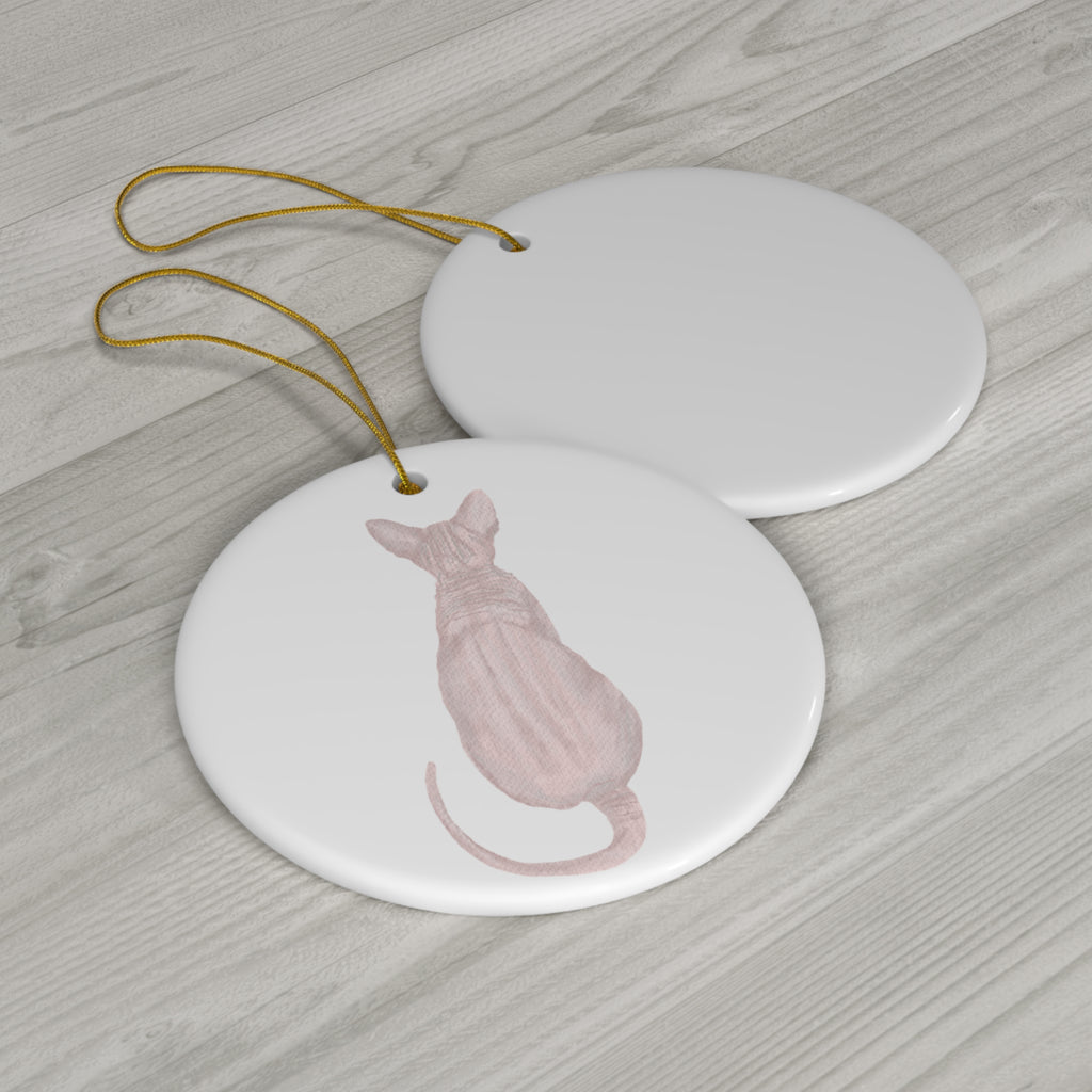 Cat Ceramic Ornament       Item #9285614 - Buckshot's Bargain Barn