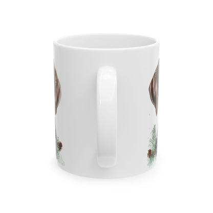 Festive Christmas Puppy Mug 11oz  Item #740011