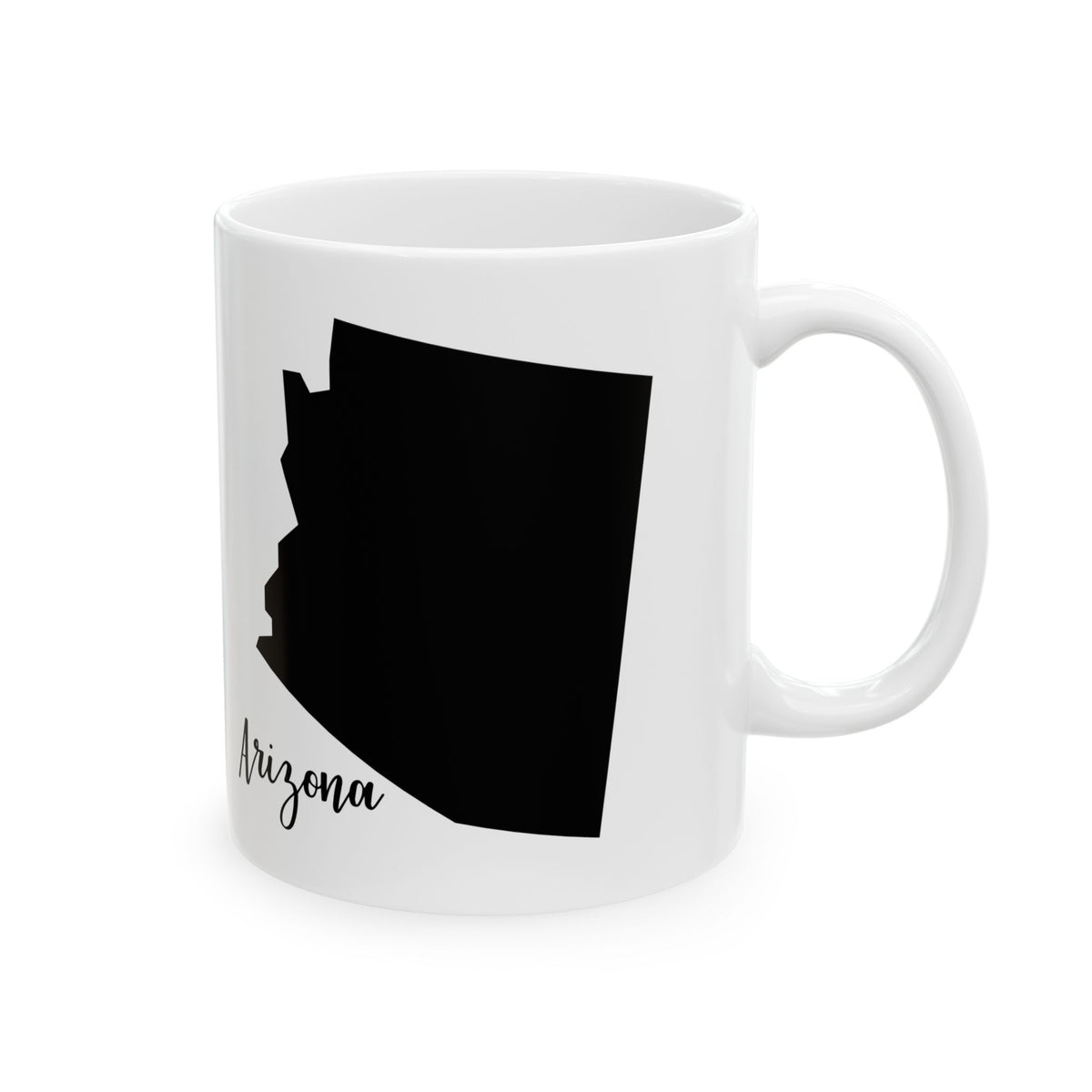 Arizona State Silhouette Ceramic Mug – 11oz    Item #738924