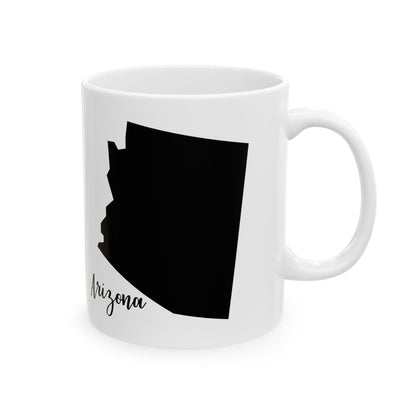 Arizona State Silhouette Ceramic Mug – 11oz    Item #738924