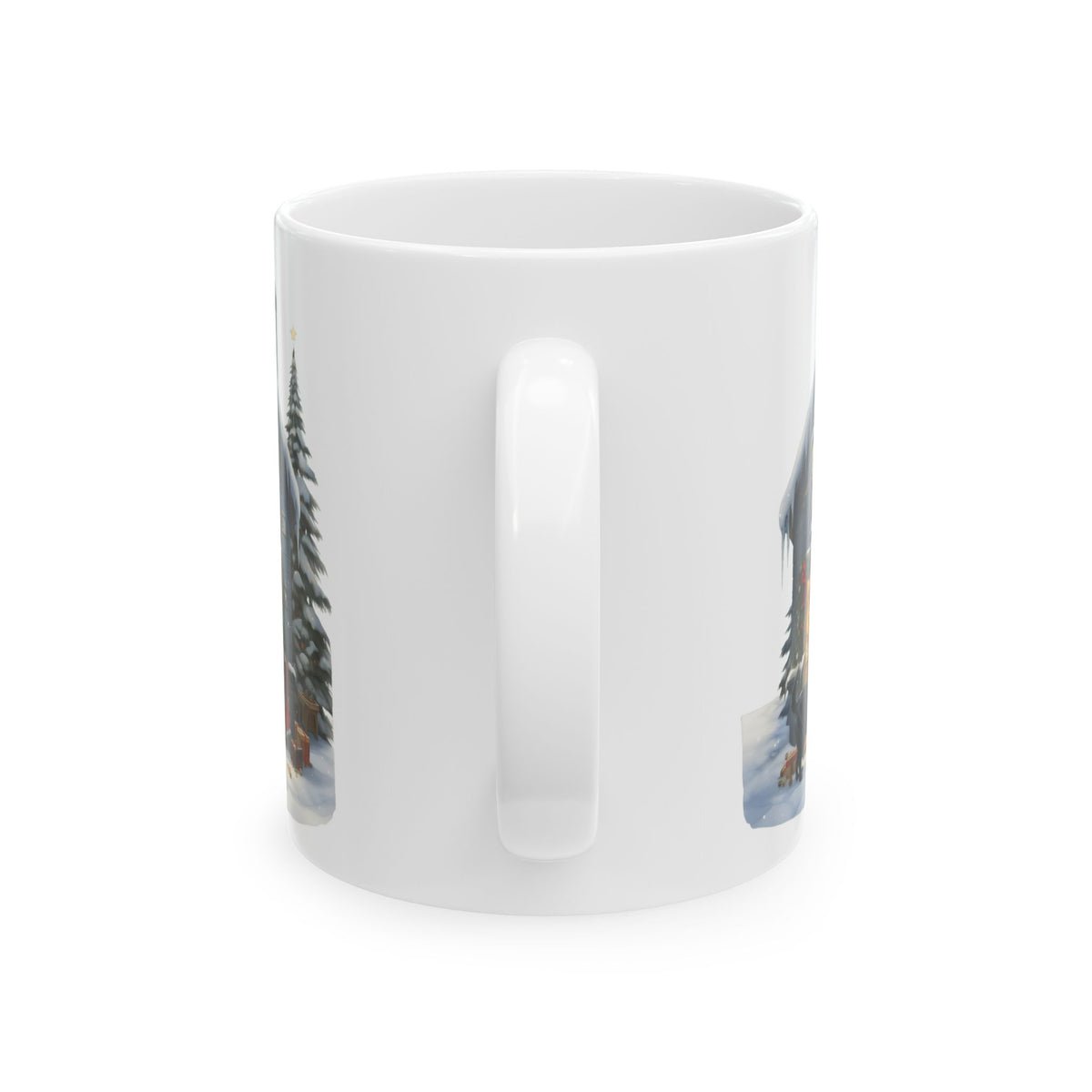 Cozy Winter Village With Dogs Christmas Mug 11oz  Item #409604