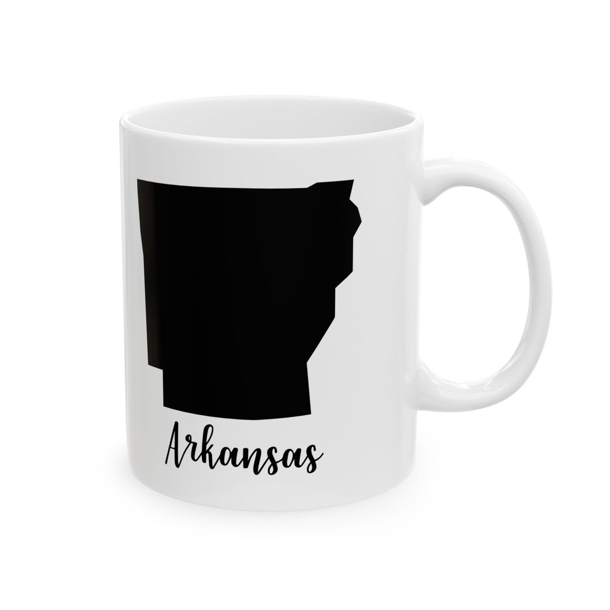 Arkansas State Silhouette Ceramic Mug – 11oz    Item #798961