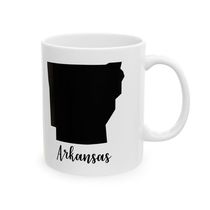 Arkansas State Silhouette Ceramic Mug – 11oz    Item #798961
