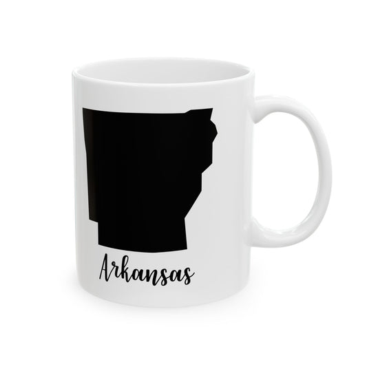Arkansas State Silhouette Ceramic Mug – 11oz    Item #798961