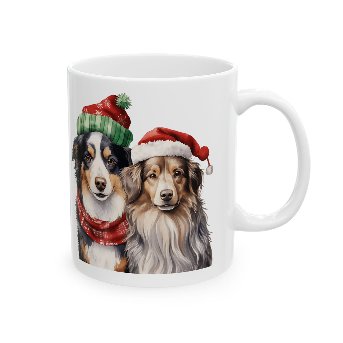 Festive Christmas Dog Ceramic Mug  11oz   Item #937888