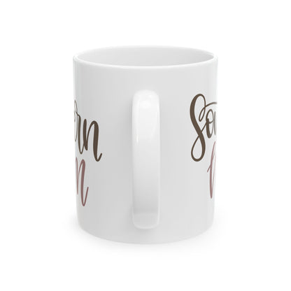 Southern Soul Mom Ceramic Mug – Script Calligraphy Coffee Cup 11oz    Item #736571