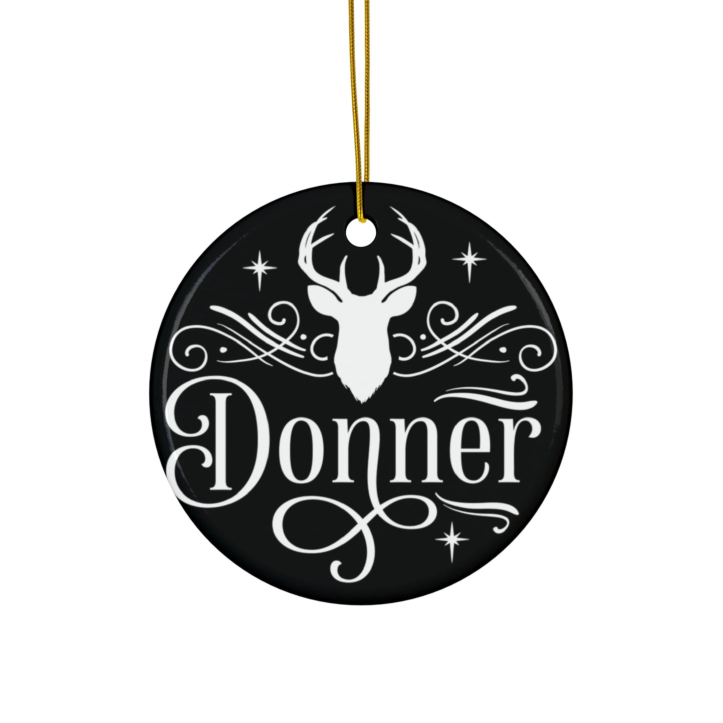 Donner Reindeer Ceramic Ornament     Item #8182986