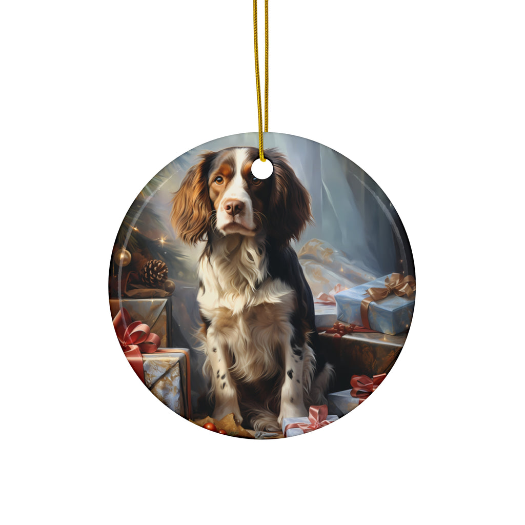 Dog Ceramic Disc Ornament            Item #377704