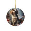 Dog Ceramic Disc Ornament            Item #377704