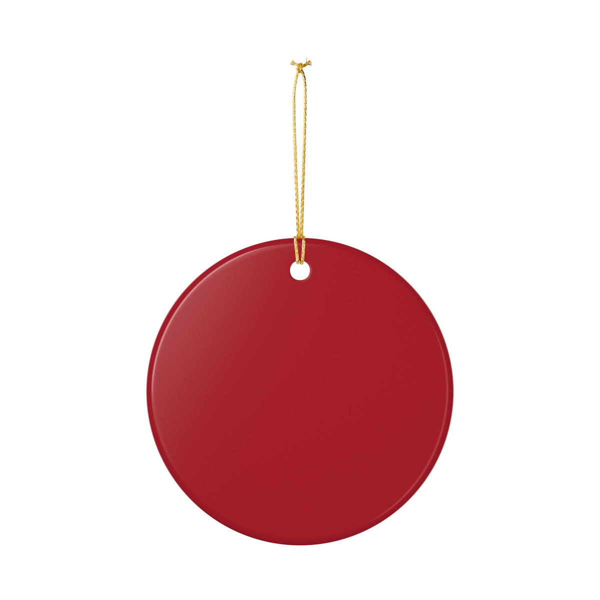 Ceramic Cardinal Bird Christmas Ornament   Item #58303