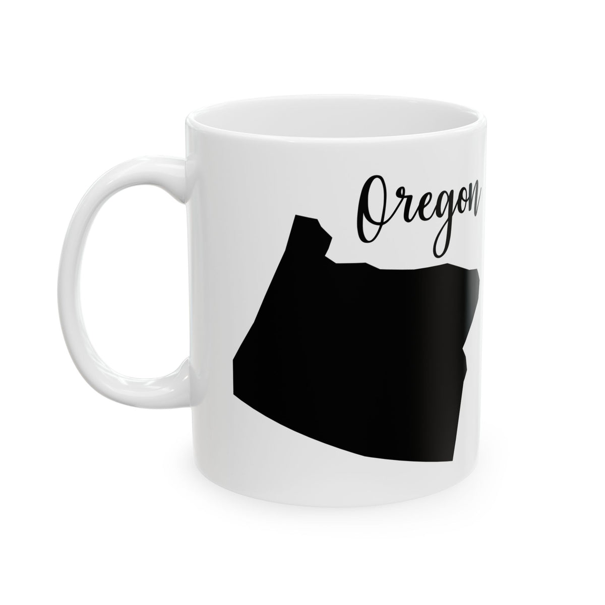 Oregon State Silhouette Ceramic Mug – 11oz    Item #473245