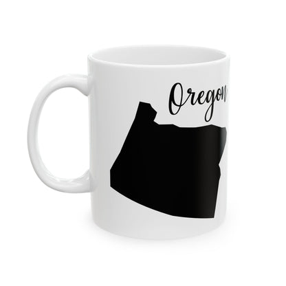 Oregon State Silhouette Ceramic Mug – 11oz    Item #473245