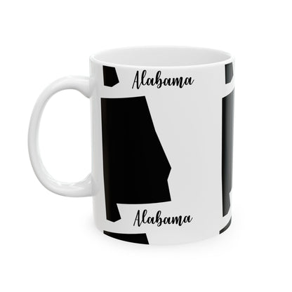 Alabama State Silhouette Ceramic Mug – 11oz    Item #255974