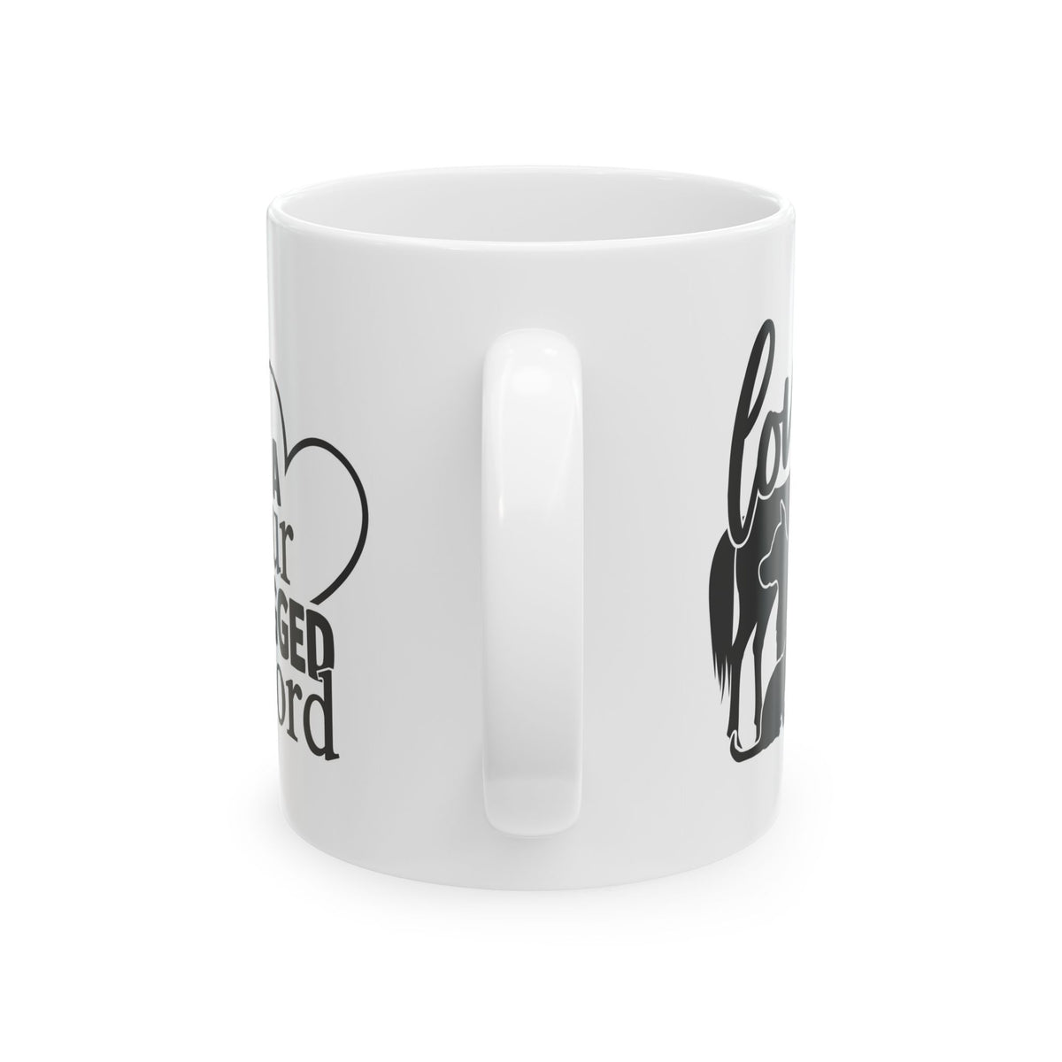 Love Is A Four Legged Word Ceramic Mug — Pet Coffee Cup 11oz   Item #777953