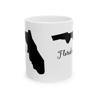 Florida State Silhouette Ceramic Mug – 11oz    Item #742626