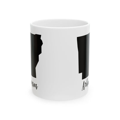 Arkansas State Silhouette Ceramic Mug – 11oz    Item #798961