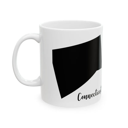 Connecticut State Silhouette Ceramic Mug – 11oz    Item #960508
